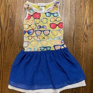 Two summer dresses - sunglasses and pineapple